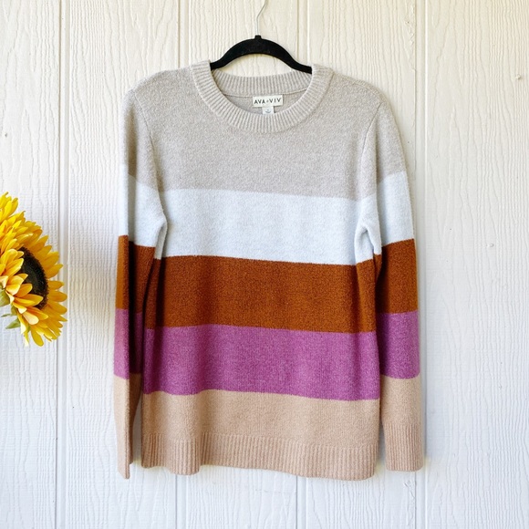 Ava & Viv Colorblock Sweater - Picture 9 of 9
